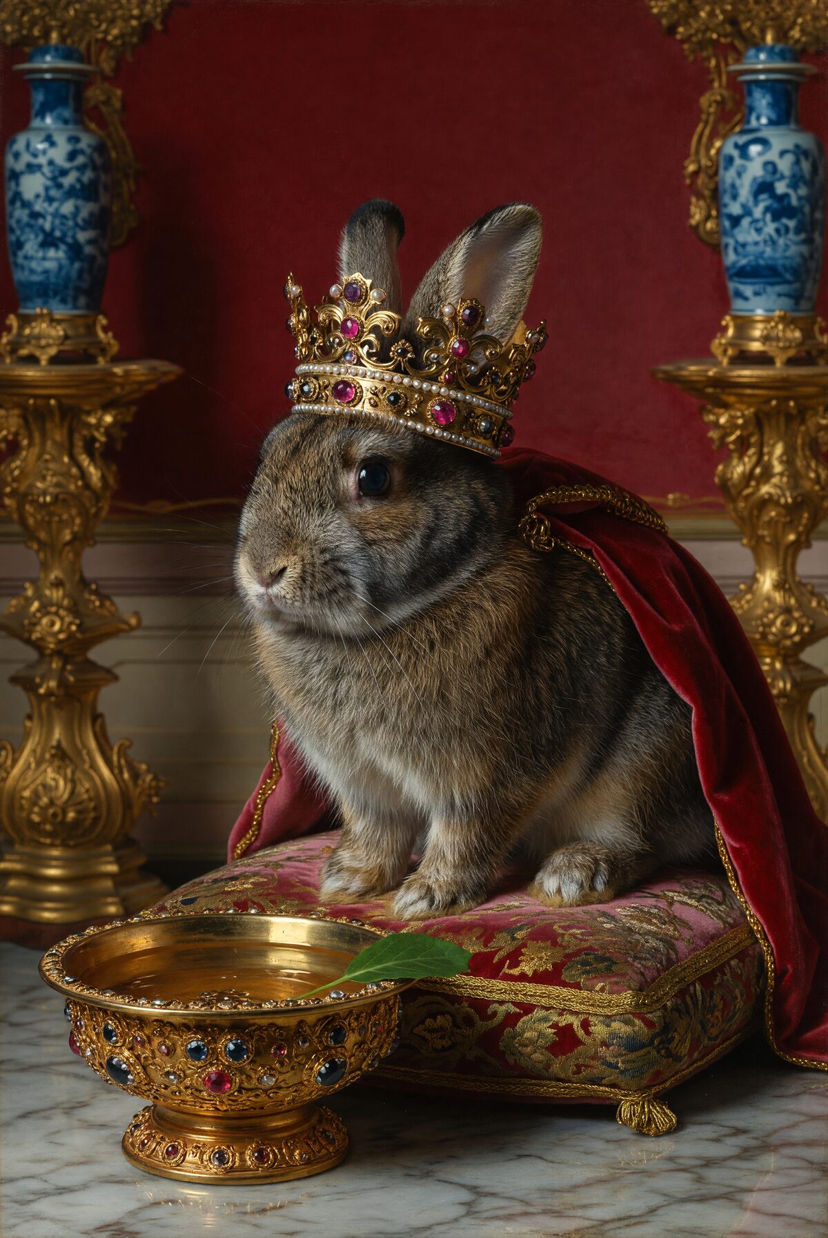 KönigsTier Beispiel 3 – Haustier als royales Porträt
